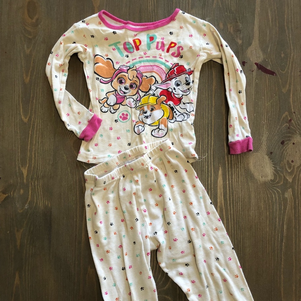 5/$20 Paw patrol long sleeve pajama